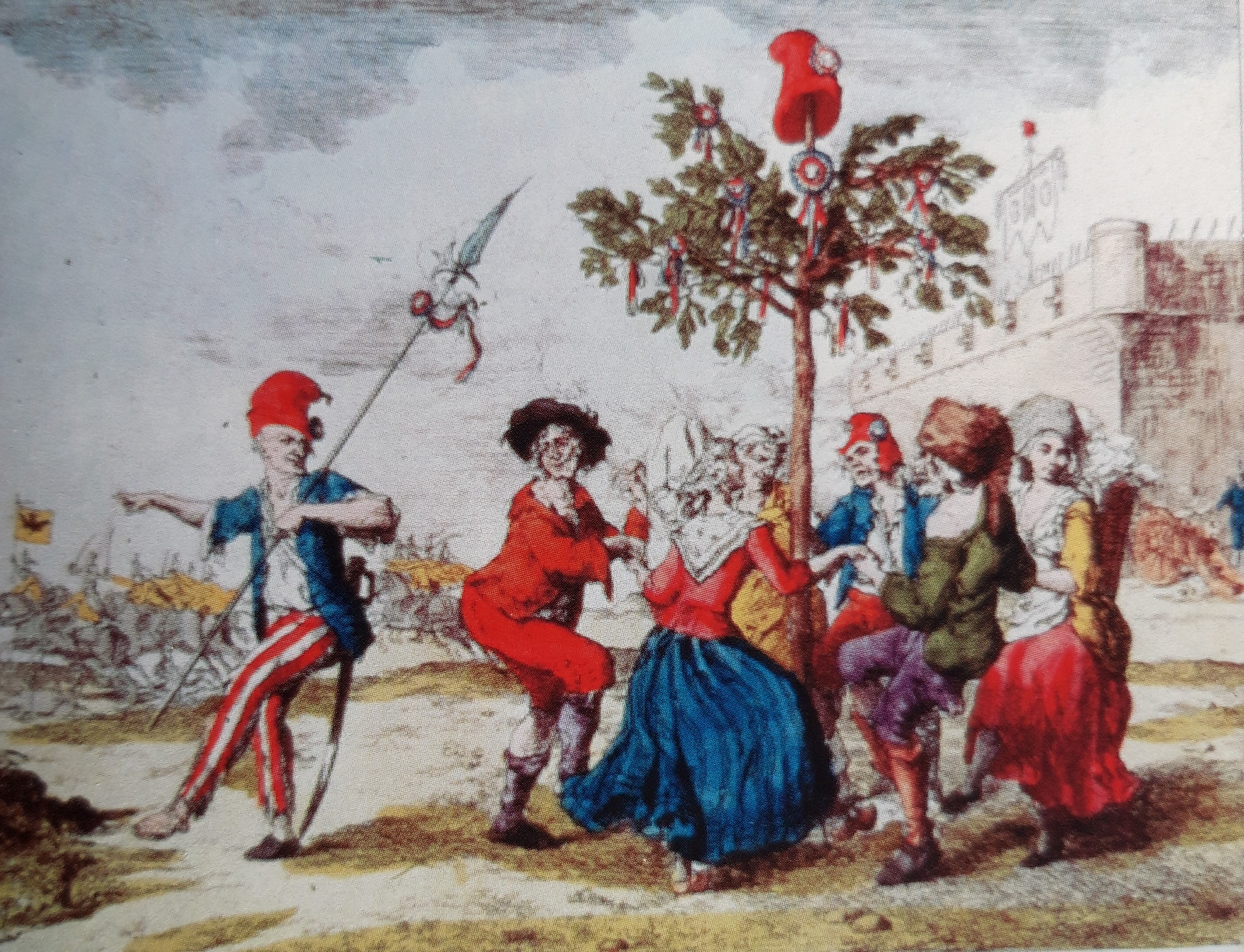 Grande Gravure Révolutionnaire 1848 'L'Appel à La Liberté' - Lithographie Originale XIXe